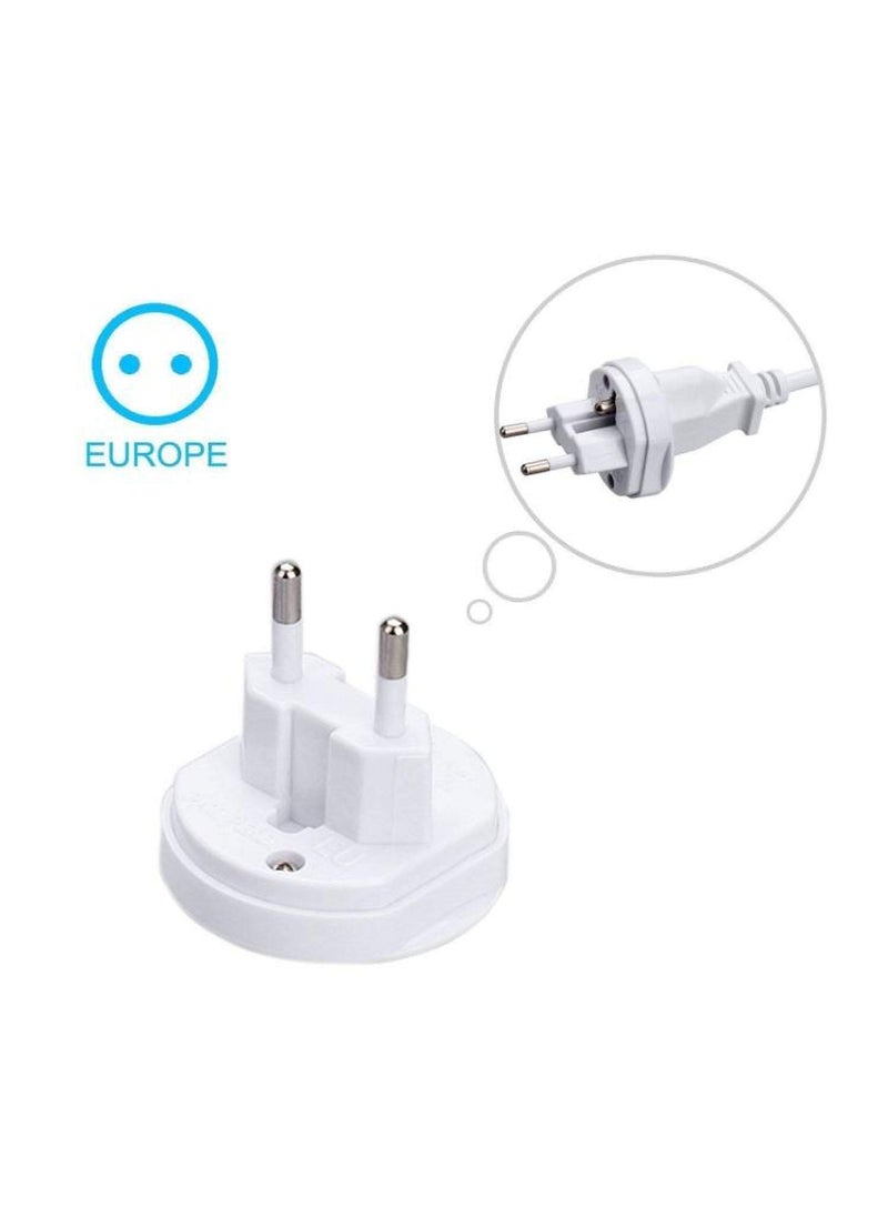 PALIWAL CREATION International Travel Adapter Universal Travel Adapter International Multipurpose Travel Adapter All in One US AUS UK EU NZ Europe NorthSouth America 150 Countries White  - Image 5