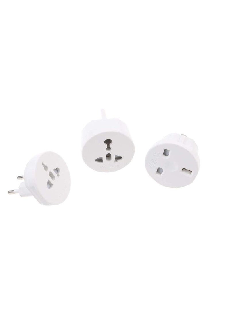 PALIWAL CREATION International Travel Adapter Universal Travel Adapter International Multipurpose Travel Adapter All in One US AUS UK EU NZ Europe NorthSouth America 150 Countries White  - Image 3