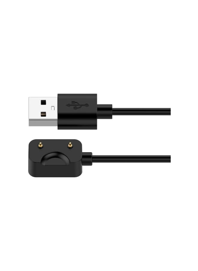 S-TOP [2-Pack] Compatible for Samsung Galaxy Fit 3 Charger Cable, Magnetic USB A Replacement Charging Cable Dock for Galaxy Fit3 SM-R390 Smartwatch, 3.3FT/100cm Charging Cord (Black) - Image 4