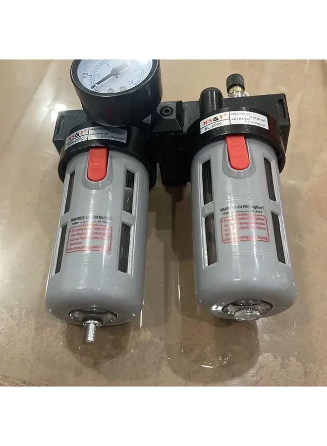BFC2000 1 4 Inch Air Compressor Filter Regulator Combo With Oil Water Separation - Image 5