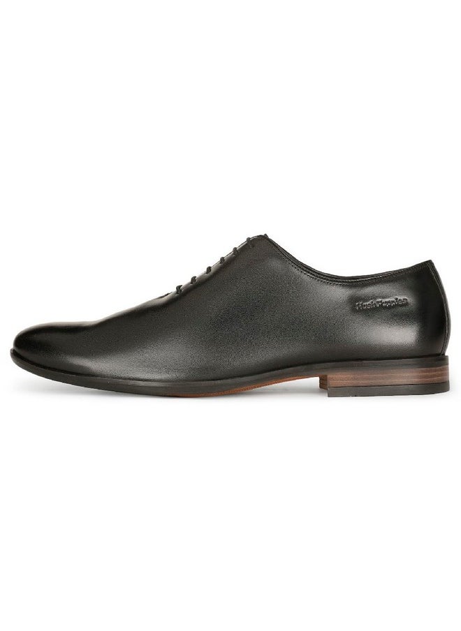 Hush Puppies - Hush Puppies Mens Florian Oxford Black Uniform Dress Shoe - 10 UK (8246597) - Image 1