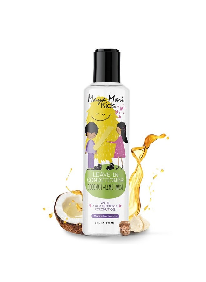 MAYA MARI MAYA MARI - Kids Leave-in Conditioner With Coconut Oil, Shea Butter, and Marula Oil, Coconut and Lime Twist, 8 oz  - Image 1