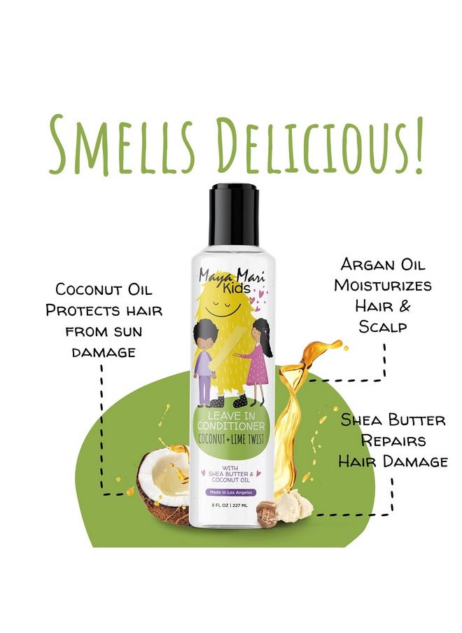 MAYA MARI MAYA MARI - Kids Leave-in Conditioner With Coconut Oil, Shea Butter, and Marula Oil, Coconut and Lime Twist, 8 oz  - Image 2