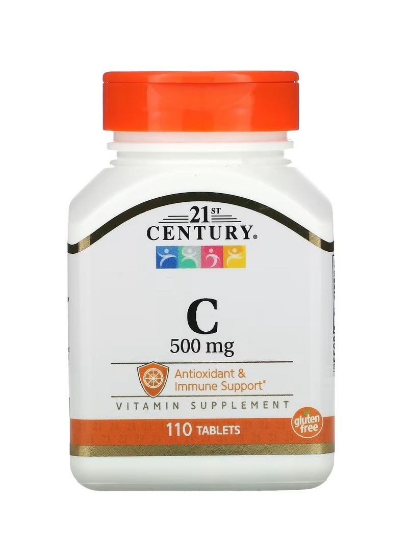 21st CENTURY Vitamin C 500 mg 110 Tablets  - Image 1
