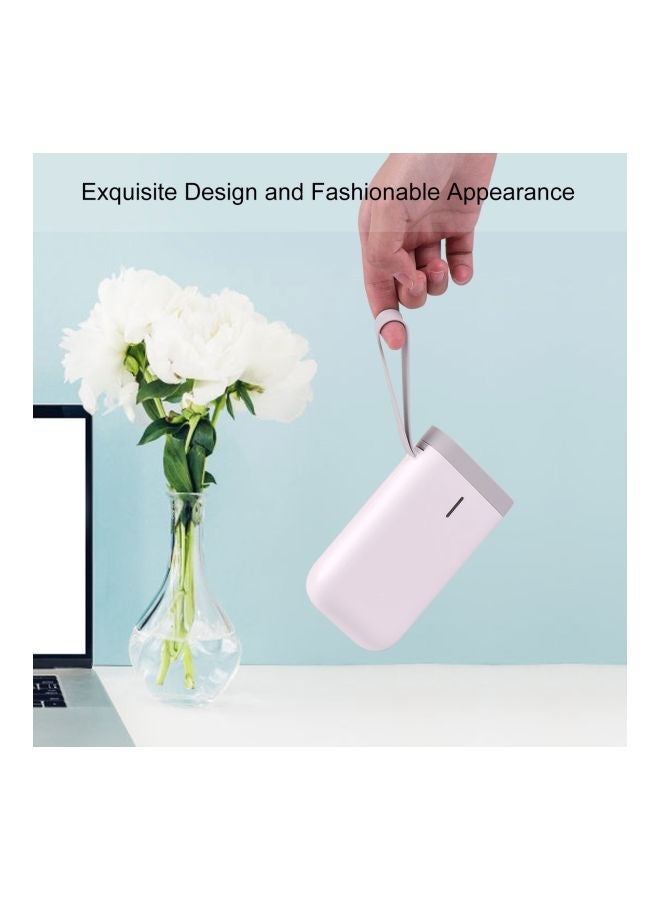 NIBEMINENT 2-Piece Thermal Label Printer With Sheet Roll Set White - Image 4