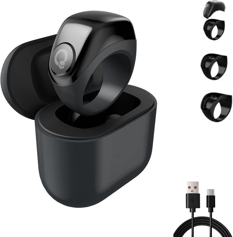 Smart Ring,Muslim Prayer, Prayer timing reminder,Smart tasbih ring, 0.55"OLED display,Tasbih Counter,IP67 Waterproof smart ring,3 types variable rings,With charging case Ultra long battery life - Image 1