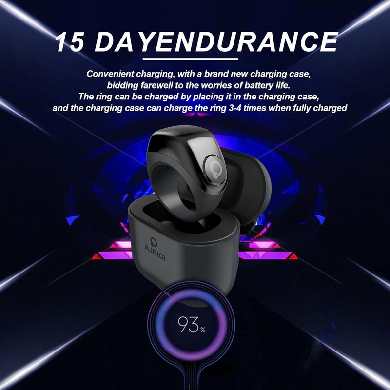 Smart Ring,Muslim Prayer, Prayer timing reminder,Smart tasbih ring, 0.55"OLED display,Tasbih Counter,IP67 Waterproof smart ring,3 types variable rings,With charging case Ultra long battery life - Image 4