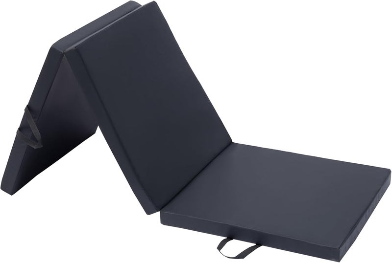 كوماندو حصيرة تمارين ثلاثية الطي من كوماندو 180x61x4 سم مع مقابض حمل للجمباز والفنون القتالية والتمدد واللياقة البدنية - Image 5
