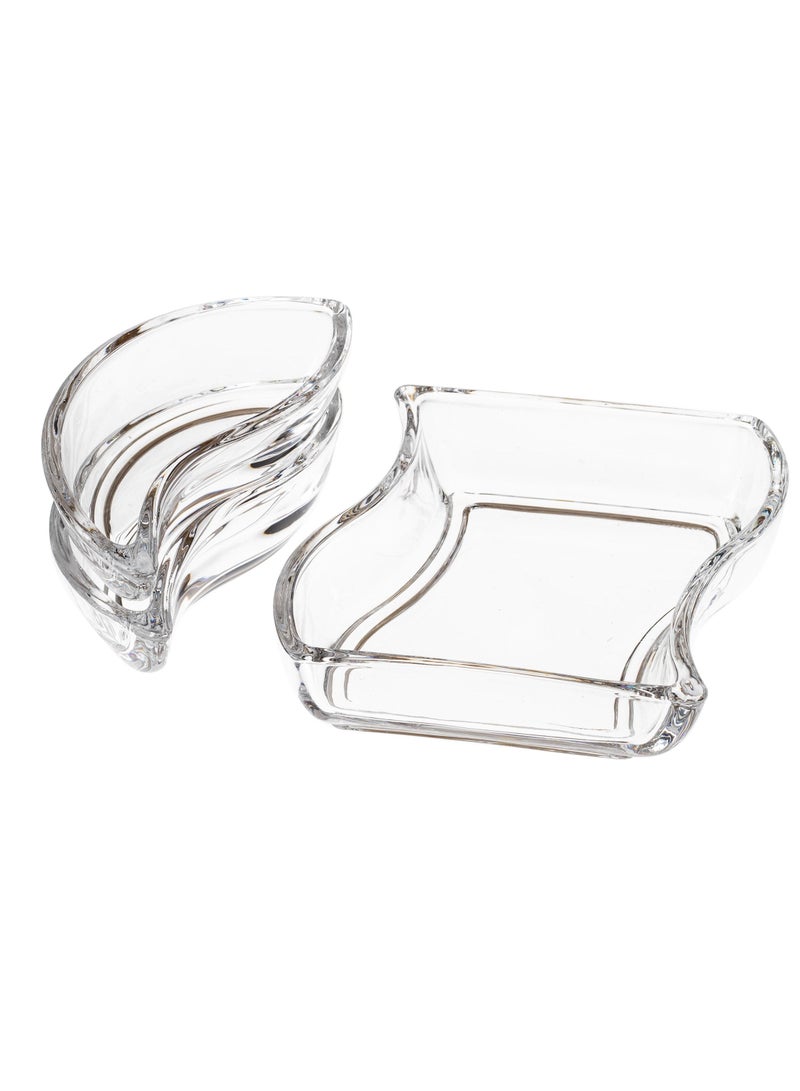 دانيا مجموعة صحون زجاج  مكون من 3 قطع - Image 2