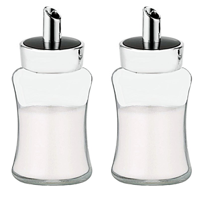 J&M DESIGN J&M DESIGN 2-Pack Sugar Dispenser w/Pour Spout Shaker Sugar Container Coffee Bar Accessories Organizer Essentials  - Image 1