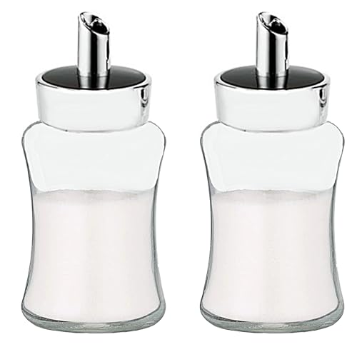 J&M DESIGN J&M DESIGN 2-Pack Sugar Dispenser w/Pour Spout Shaker Sugar Container Coffee Bar Accessories Organizer Essentials  - Image 2