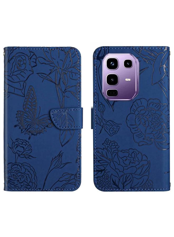 زبون جراب لهاتف Infinix Note 50 Pro 4G / Note 50 4G جراب هاتف من الجلد القابل للطي بنقشة فراشة - Image 1