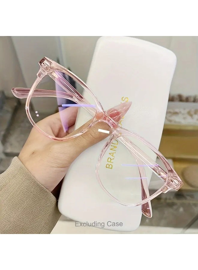 SCENT HOUSE Fashion Computer Glasses, Full Frame Chic Lightweight Decorative Glasses (Includes eyeglass case)
,blue lighe blocking glasses,eyeglasses - Image 5