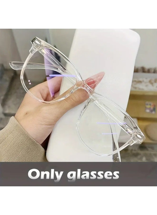 SCENT HOUSE Fashion Computer Glasses, Full Frame Chic Lightweight Decorative Glasses (Includes eyeglass case)
,blue lighe blocking glasses,eyeglasses - Image 1