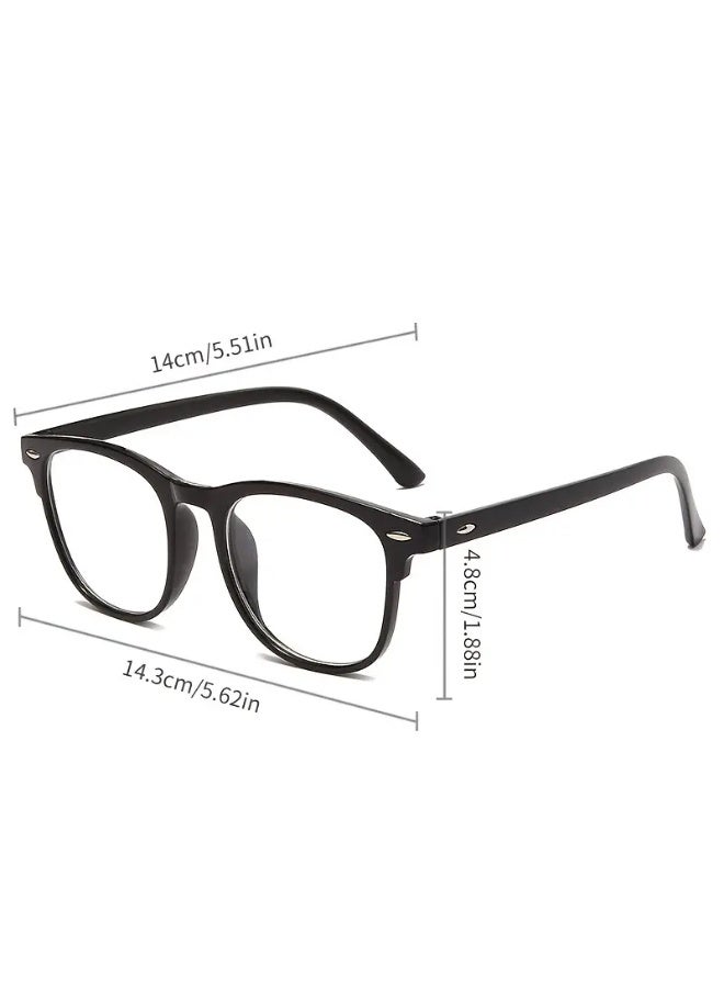 SCENT HOUSE Fashion Computer Glasses, Full Frame Chic Lightweight Decorative Glasses (Includes eyeglass case)
,blue lighe blocking glasses,eyeglasses - Image 2