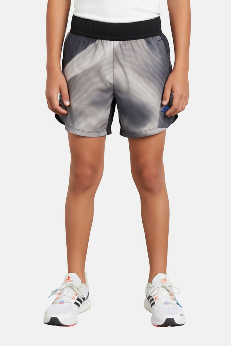 Adidas Kids Boy Brand Logo Training Shorts, Multicolor - Image 1