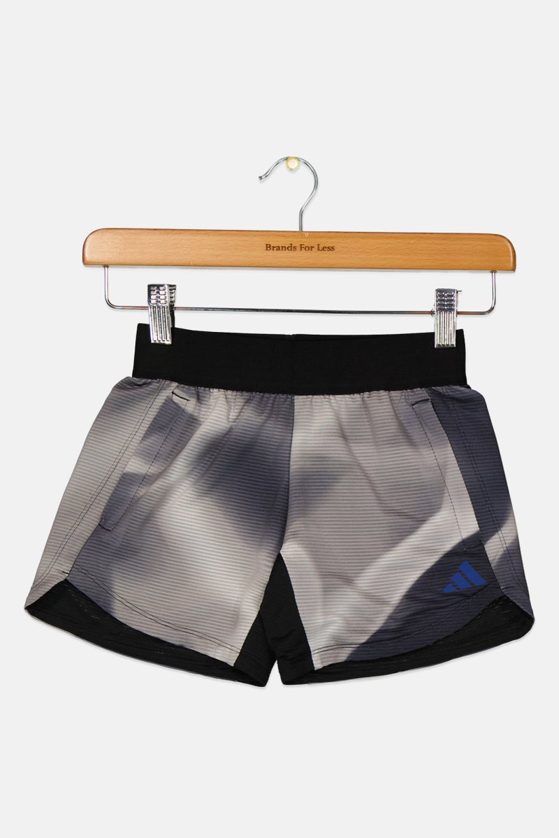 Adidas Kids Boy Brand Logo Training Shorts, Multicolor - Image 2