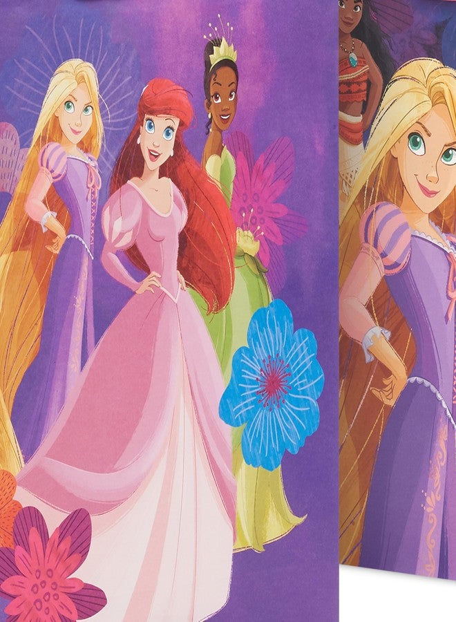 Hallmark Disney Princess Gift Bags (1 Large, 1 Extra Large) Ariel, Tiana, Rapunzel, Moana, Snow White, Belle - Image 5