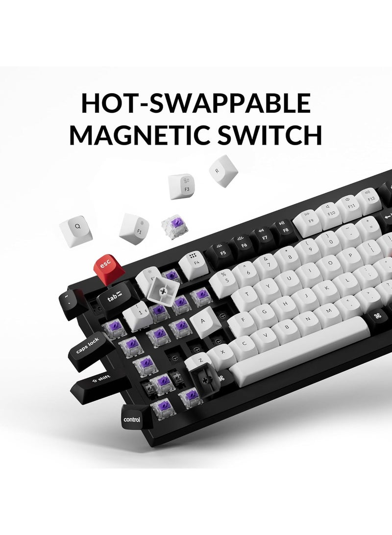 Keychron Q1 HE Swappable RGB Backlight Nebula Switch Knob Version Keyboard- Black - Image 5