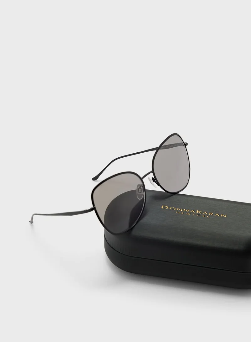 Donna Karan Butterfly Oversized Sunglasses