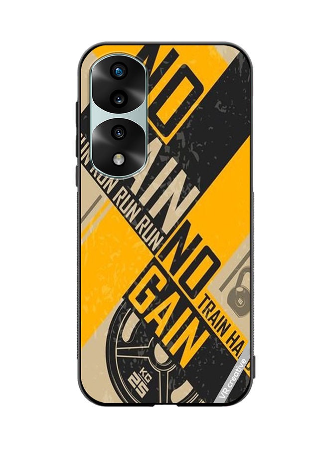 VR CREATIVE Protective Case Cover For Honor 70 Pro plus No Pain No Gain Design Multicolour - Image 1