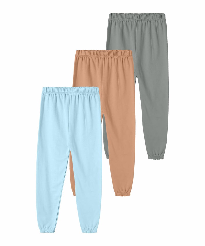SHODOX® Girls Cotton Blend Printed Regular fit Track Pants (Pack of 3) - Image 2