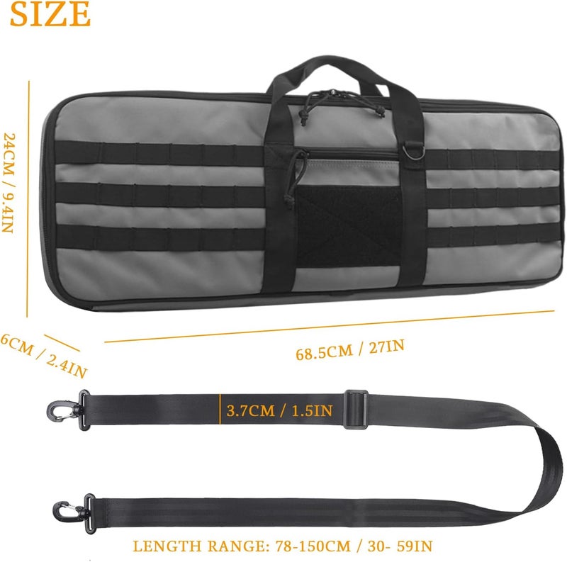XTACER Tactical Bow Case MOLLE Recurve Takedown Bow Case Fully Padded Case - Image 4