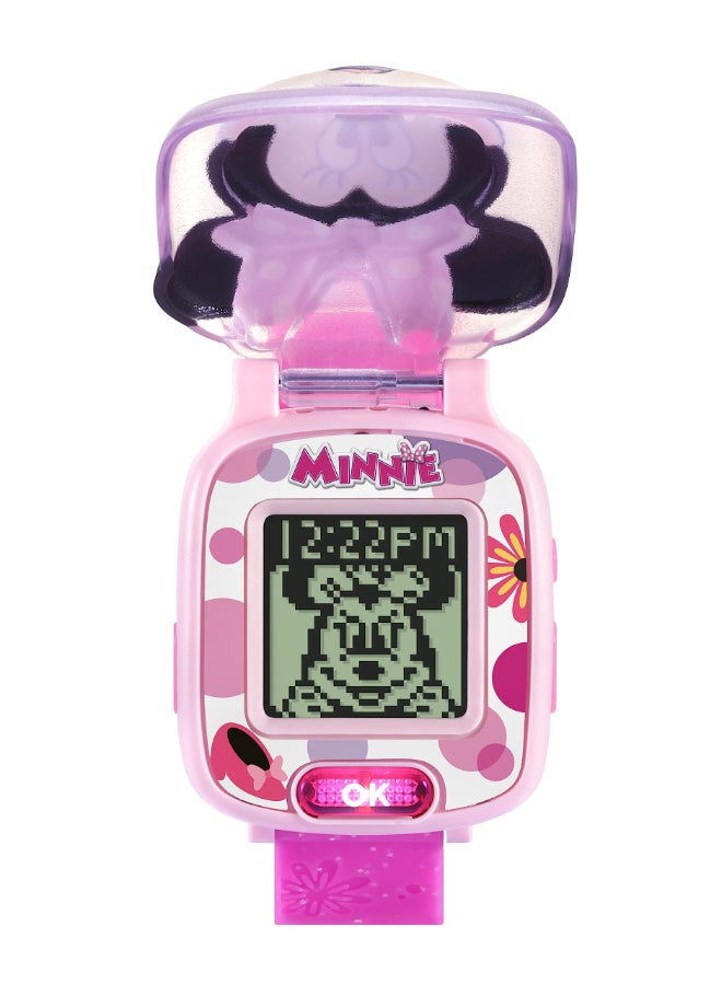 vtech Disney Junior Minnie Minnie Mouse Pink | Learning Watch Small | wristwatch for kids features eight digital clock faces, time tools, and four games | ideal 3 to 6 years + - Image 5
