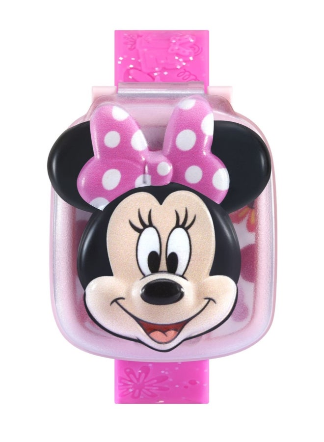 vtech Disney Junior Minnie Minnie Mouse Pink | Learning Watch Small | wristwatch for kids features eight digital clock faces, time tools, and four games | ideal 3 to 6 years + - Image 1
