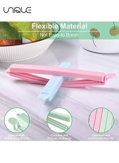Unique 30 Pack Bag Sealing Clips for Food Package, Resealable Chip Clips Food Bag Sealers for Food Storage Snack Bags - Washable, Freeze-Resistant, and Microwave Safe(6 in, 4.8 in)  - Image 3