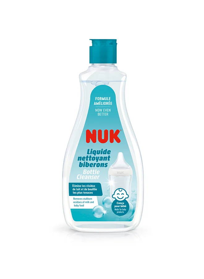 NUK Baby Bottle Cleaner | Ideal For Cleaning Baby Bottles, Teats And Accessories | Fragrance Free Cleaner | Ph Neutral | 100% Recyclable Bottle | 500Ml