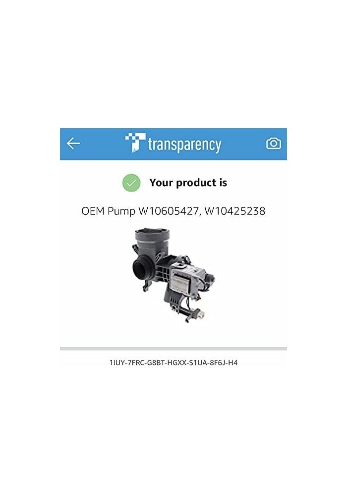 LinkEZ OEM Washer Drain Pump W10605427, W10425238 - Image 2