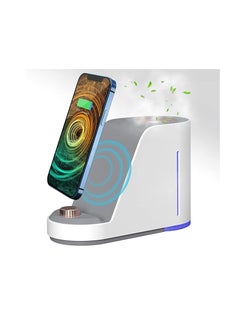 2 in 1 Air Humidifiers,Auto Shut-off and Whisper Quiet Mist Air Humidifier with Wireless Charging for Bedroom Office