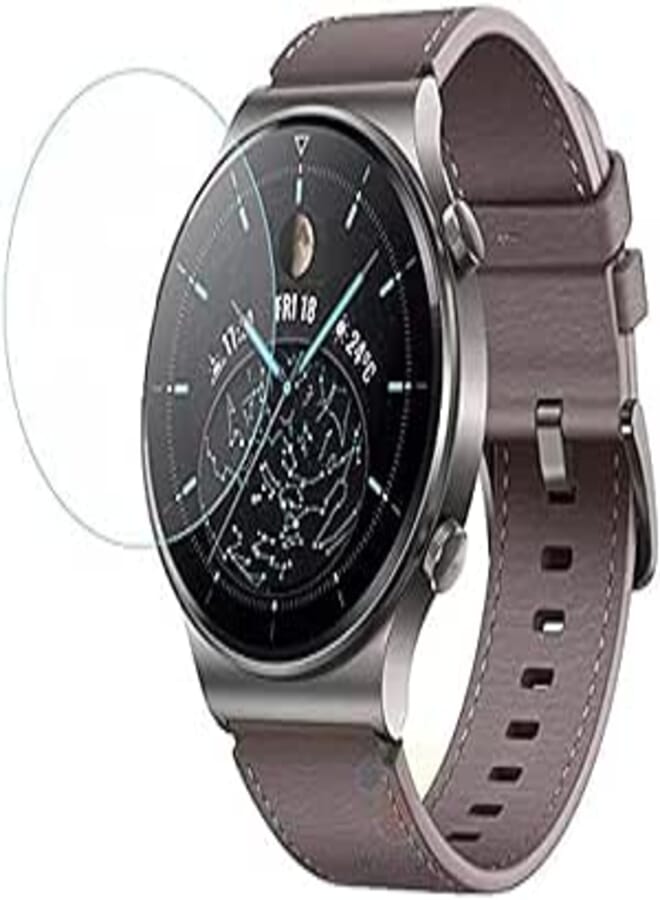 Next Next store Compatible with Huawei GT2 Pro 46mm (GT2 Pro/46mm) Full Coverage Tempered Glass Smart Watch Screen Protector