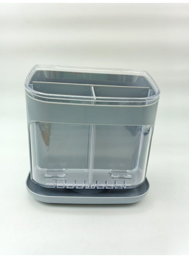 Genaric حامل إسفنج وفرشاة مطبخ عصري ذو حجرتين