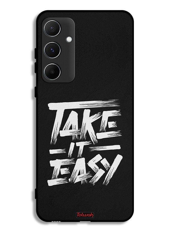 Tolwak Samsung Galaxy A55 5G Protective Case Cover Take It Easy - Image 1