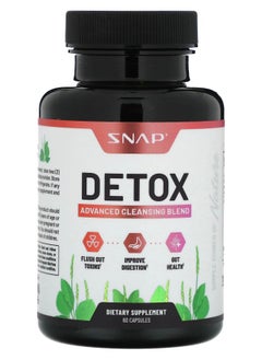 SNAP SUPPLEMENTS Detox Advanced Cleansing Blend  60 Capsules 