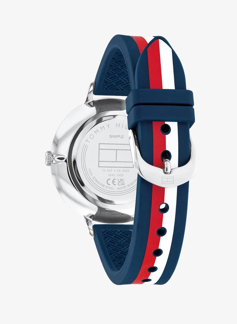 Tommy Hilfiger  Womens Analog Quartz Watch With Multicolor Silicone Bracelet - 1782584 for Women | Best Price UAE