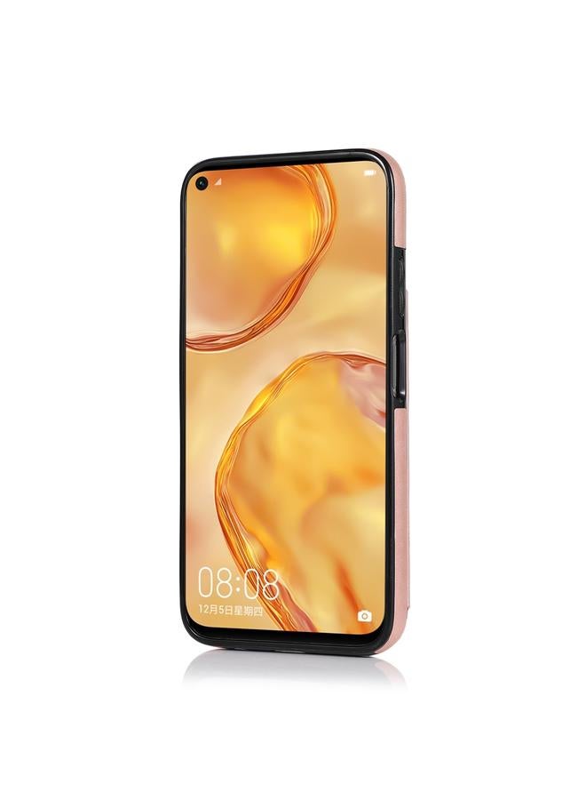 Zaboon Case For Huawei P40 Lite Double Buckle Mandala Pattern PU+TPU Protective Case with Card Slots & Holder & Photo Frame - Image 3