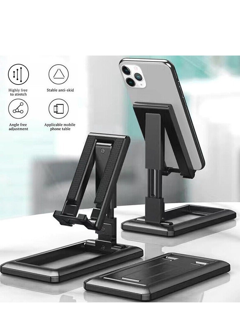 ELTRAZONE Foldable Universal Mobile Phone Tablet Desk Stand Holder Mount Cradle Adjustable - Image 1