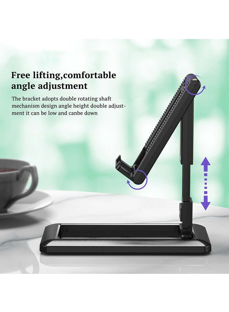 ELTRAZONE Foldable Universal Mobile Phone Tablet Desk Stand Holder Mount Cradle Adjustable - Image 3