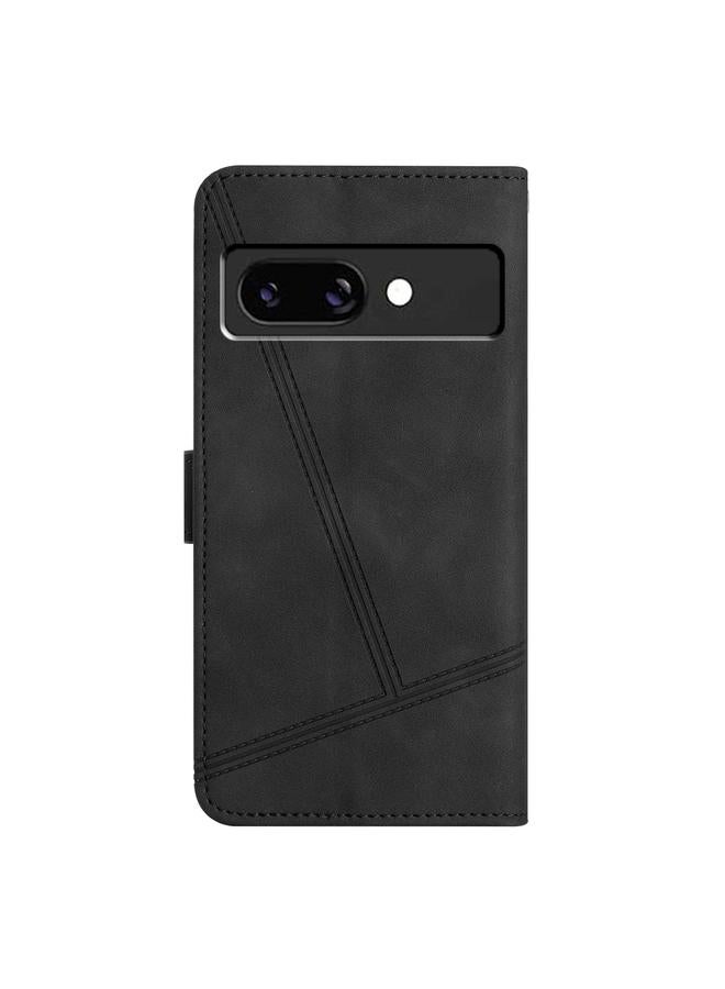 اس-توب جراب لهاتف Google Pixel 9a جراب هاتف جلدي مخيط بملمس الجلد - Image 3