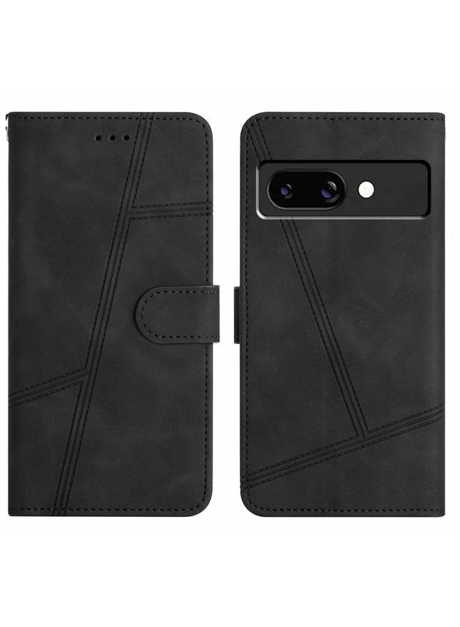 اس-توب جراب لهاتف Google Pixel 9a جراب هاتف جلدي مخيط بملمس الجلد - Image 1