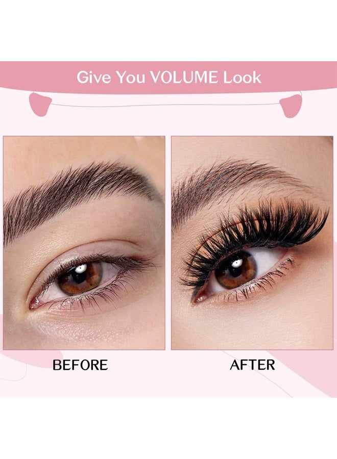 PRO LASHBEAUTY رموش كلاسٹر 72 قطعة رموش كلاسٹر 2 في 1 تمديد رموش فردية رموش كلاسٹر أسلوب كراش تطبيق ذاتي شريط فائق النعومة قابل لإعادة الاستخدام ناعم ومريح (كراش-D-10-16mix) - Image 5