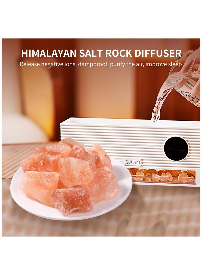 General Flame Diffuser for Essential Oil 260ml Aromatherapy Diffusers with Remote Control Time 3-in-1 Fire Mist Humidifier Himalayan Salt Rock Lamp for Room Home  - Image 5