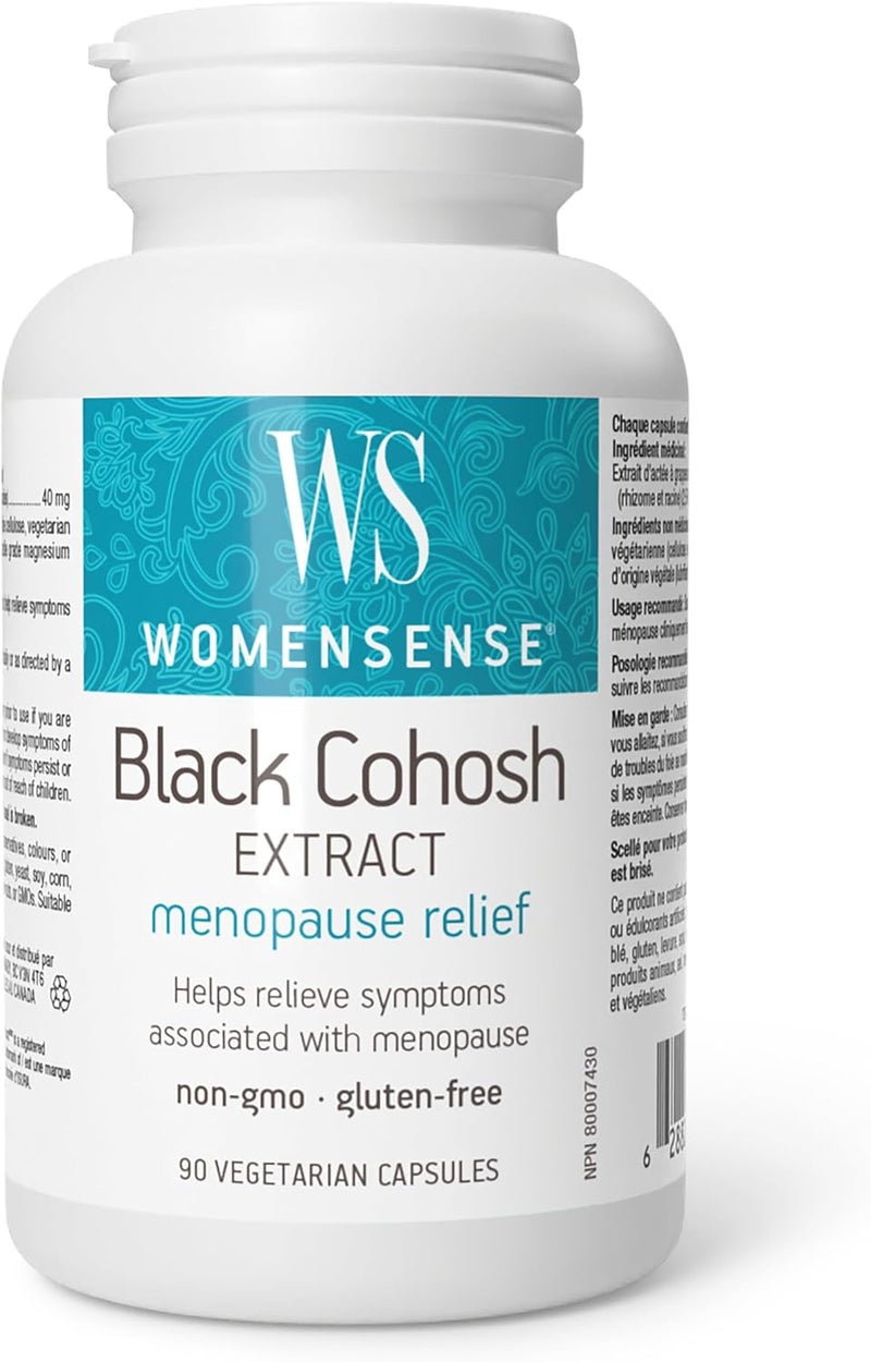WomenSense Black Cohosh Extract for Women - 90 Vegetarian Capsules - Image 1