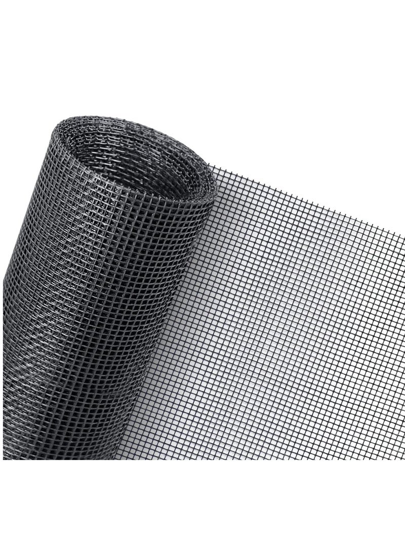 KASTWAVE Adjustable Window Screens, DIY Custom Fiberglass Screen Mesh, Window Screen Replacement for Windows Doors and Patio Screens, Premium Pet Screen (23" × 118") - Image 1