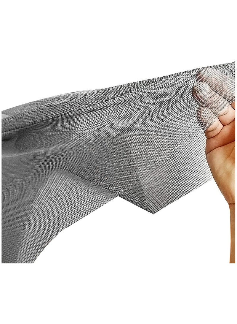 KASTWAVE Adjustable Window Screens, DIY Custom Fiberglass Screen Mesh, Window Screen Replacement for Windows Doors and Patio Screens, Premium Pet Screen (23" × 118") - Image 5