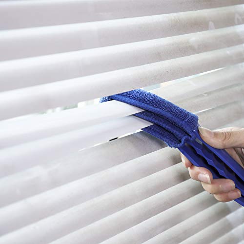 Hiware Window Blind Cleaner Duster Brush with 5 Microfiber Sleeves - Blind Cleaner Tools for Window Shutters Blind Air Conditioner Jalousie Dust - Image 5