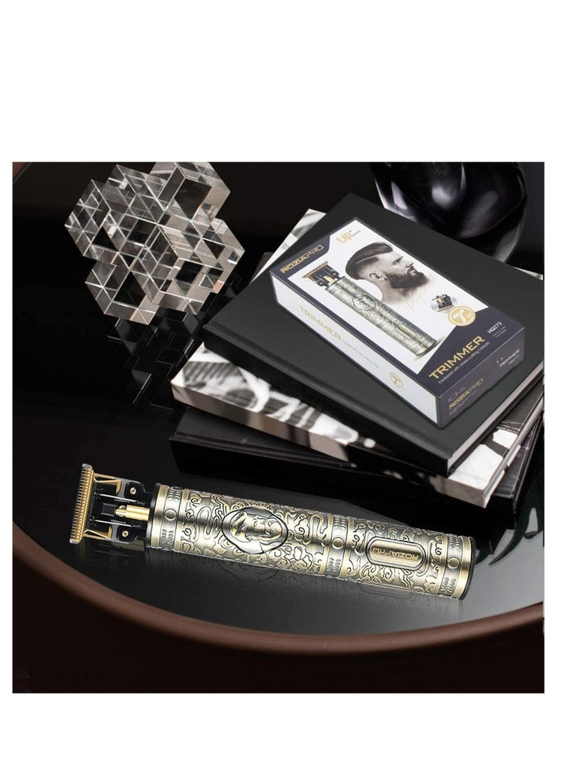 Hair Clippers for Men Professional Electric Outliner Clippers Barber Accessories Grooming Rechargeable Cordless Hair Trimmer Equipped with Close Cutting T-Blade - Image 5